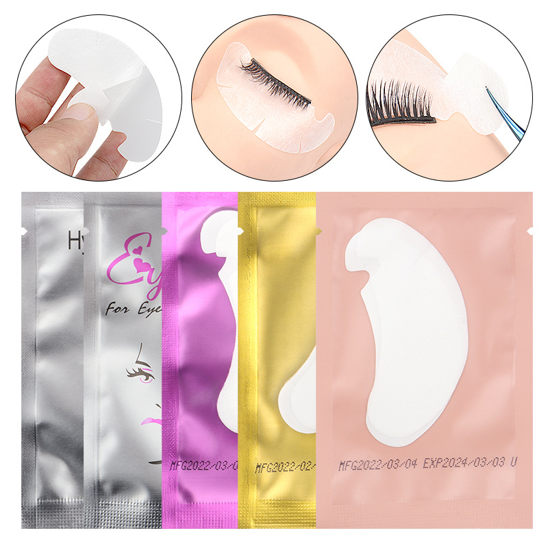 Eyelash Extension Class - 50 Paar Wimperverlenging Oogkussens Geënte Wimpers