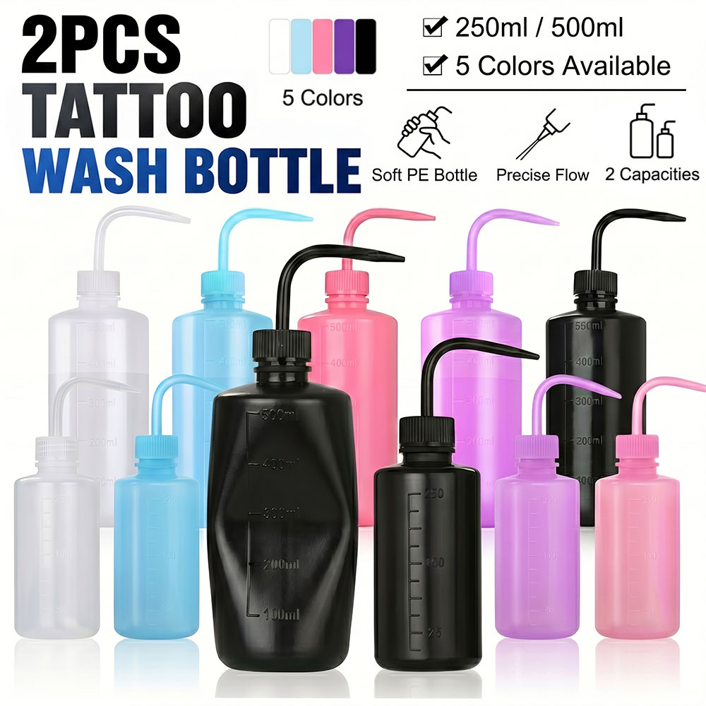 Eyelash Extension Wash - 2 Stuks Tattoo Spray Fles Tattoo