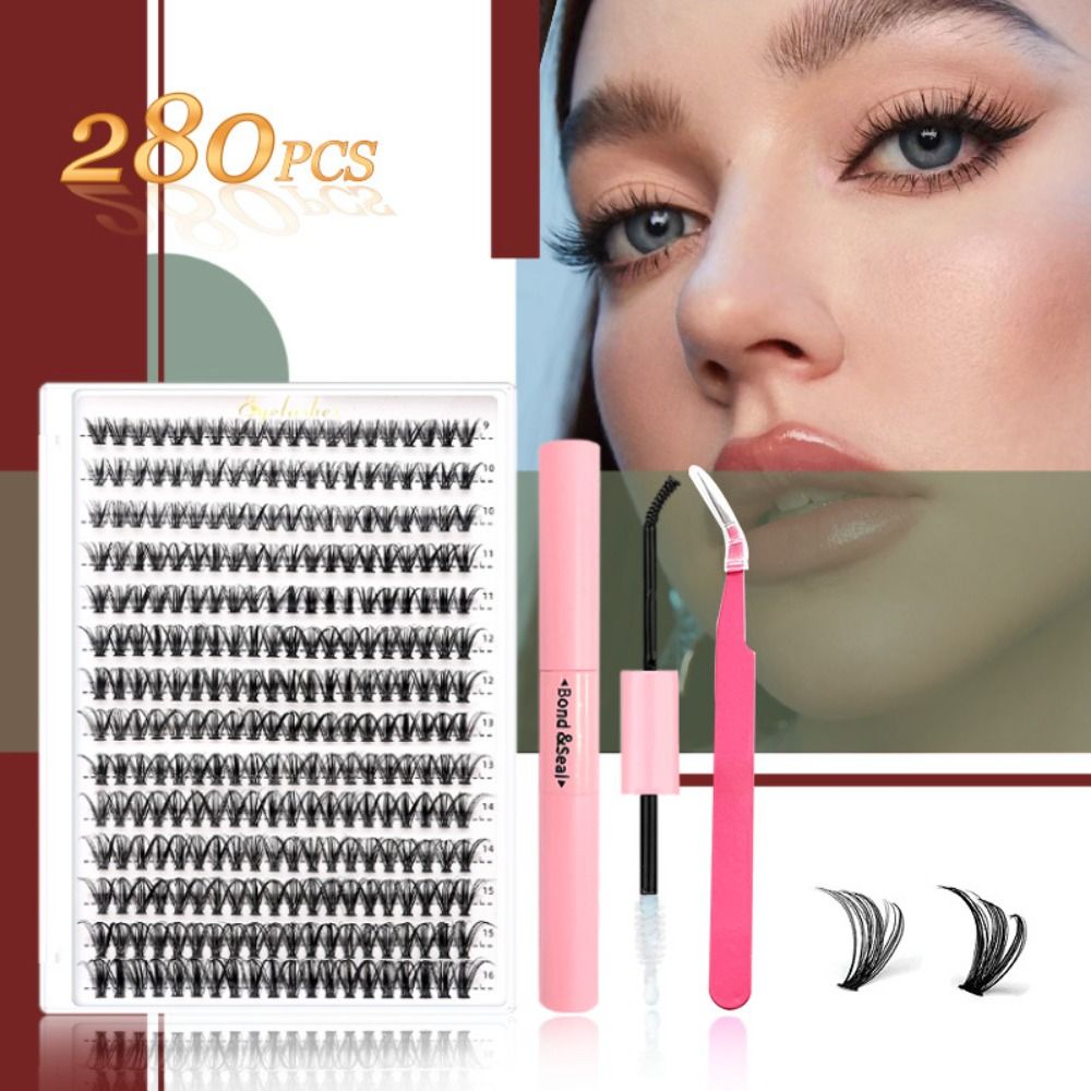 Faux Mink Lash - 9-16mm Lange Kunstwimpers 3D Volume Natuurlijke