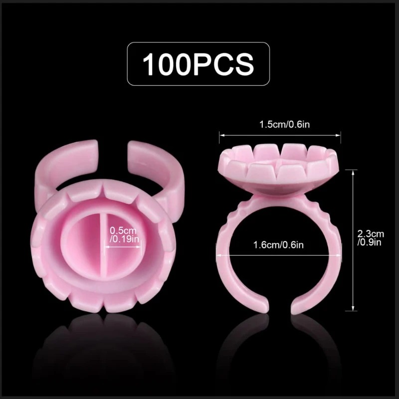 100 Stuks Wegwerp Wimperlijm R - Eyelash Extension Class recensie en prijs