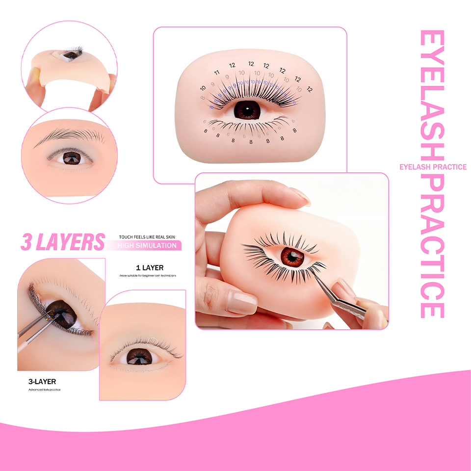 3-laags wimpers herbruikbare m - Eyelash Extension Doll Eye recensie en prijs