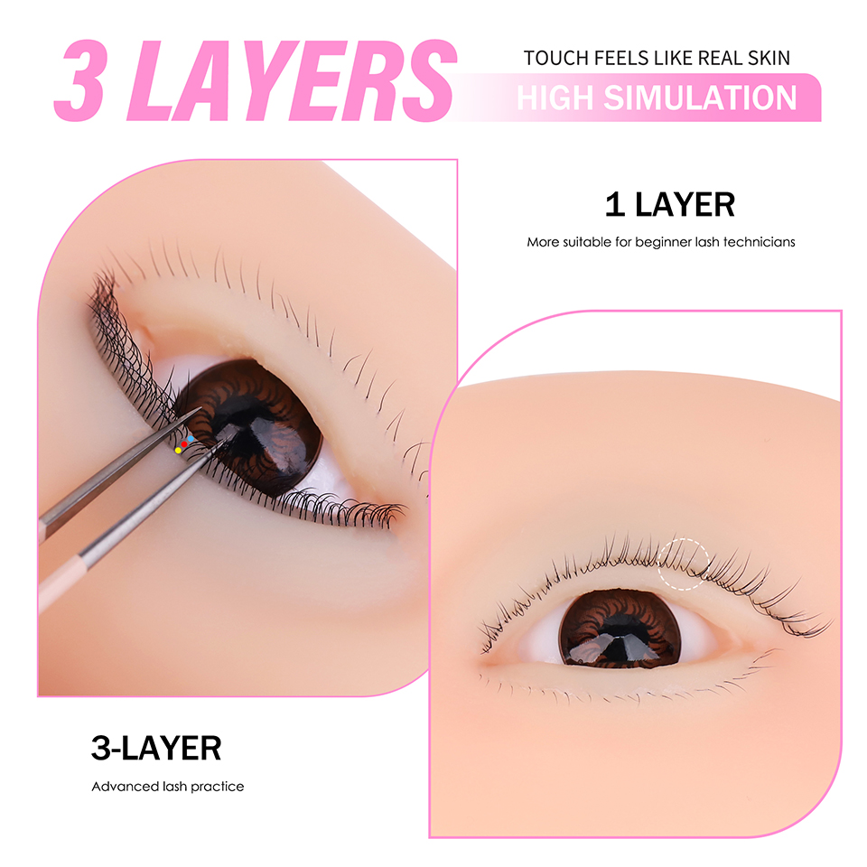 3-laags wimpers herbruikbare m - Eyelash Extension Doll Eye recensie en prijs