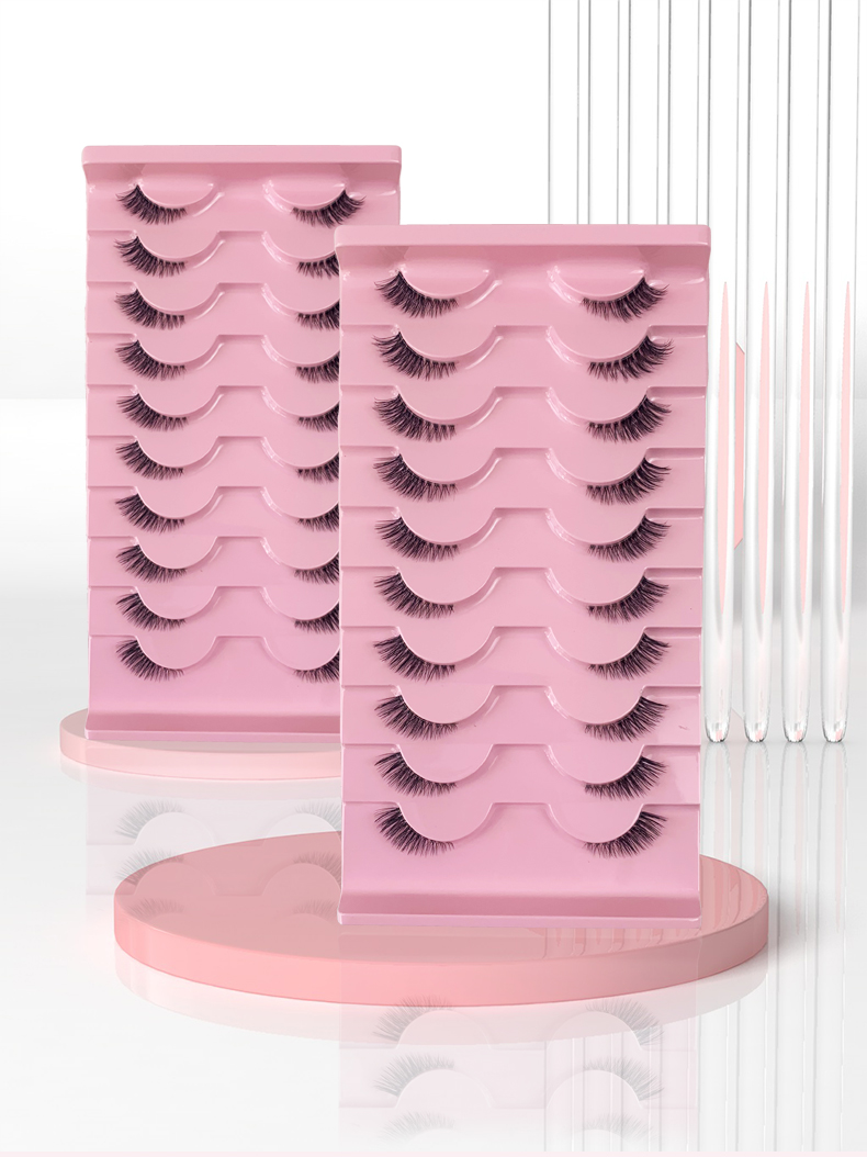 AMSDCN 10 paar 3D synthetische - Eyelash Extension Medium recensie en prijs
