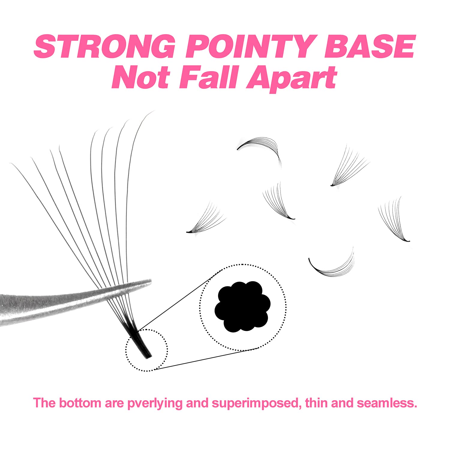 TDANCE 600 Fans Losse Fan Geme - Eyelash Extension Medium recensie en prijs