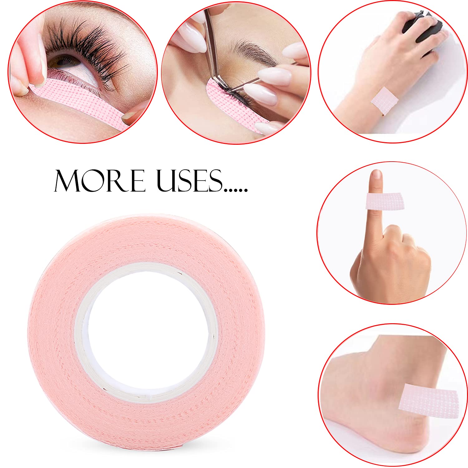 6 rollen wimpertape, zelfkleve - Eyelash Extension Class recensie en prijs