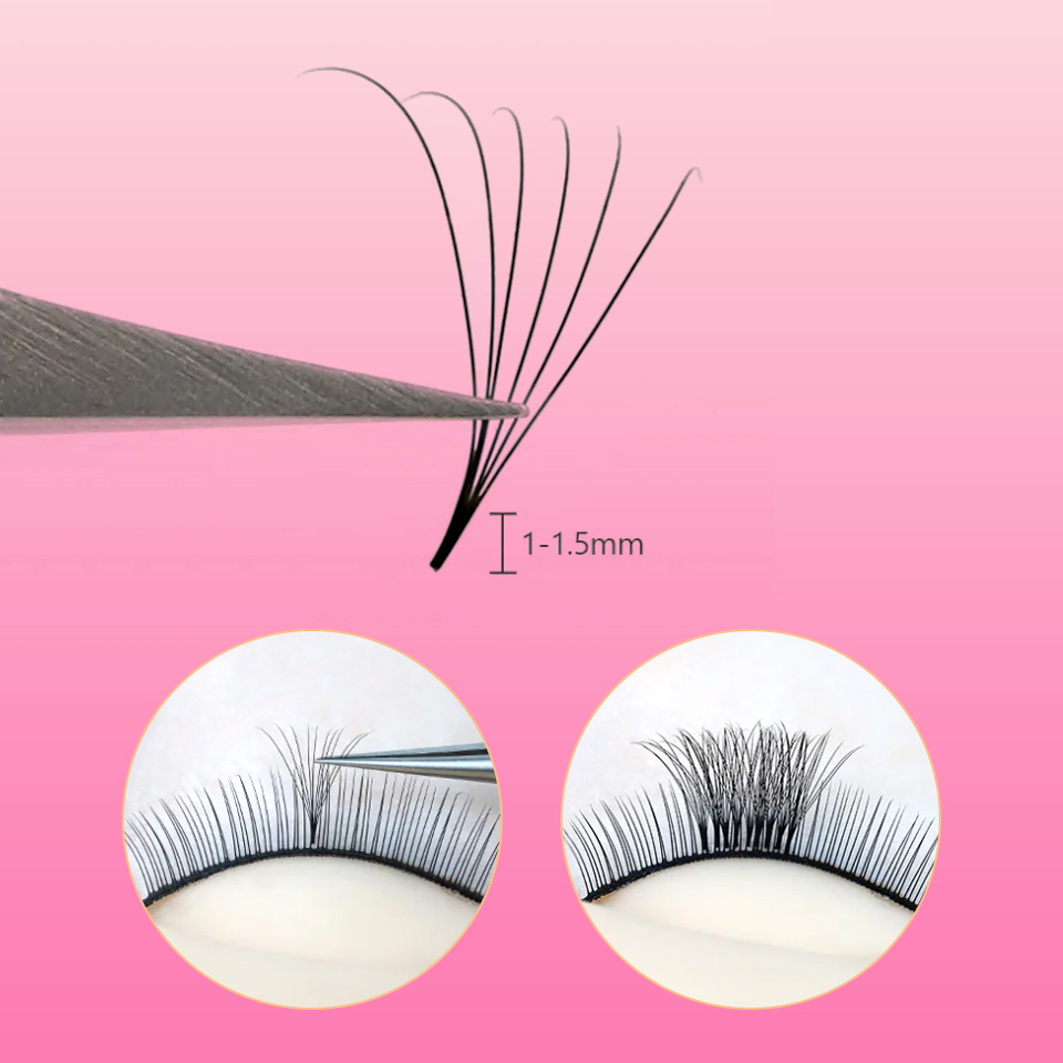 Lashprofessor 3D-40D Cluster L - Eyelash Extension Medium recensie en prijs