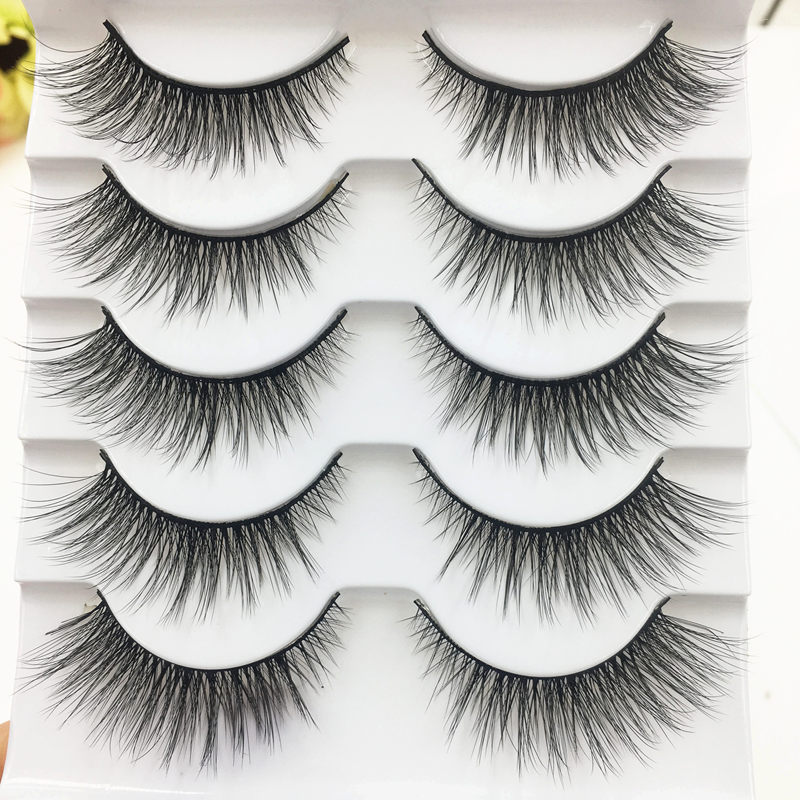 Nieuwe 5 paar zachte en dikke  - Eyelash Extension Doll Eye recensie en prijs