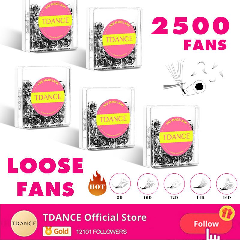 TDANCE 2500 Fans Puntige Basis - Eyelash Extension Medium recensie en prijs
