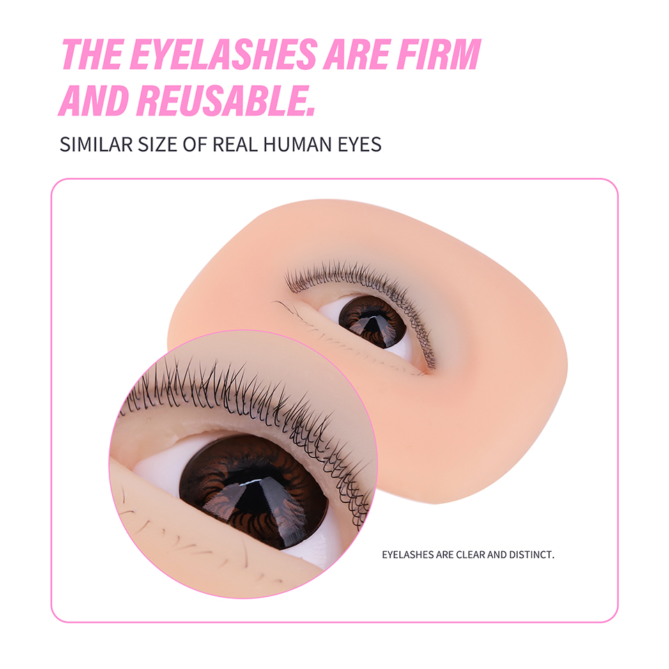 3-laags wimpers ogen model wim - Eyelash Extension Doll Eye recensie en prijs