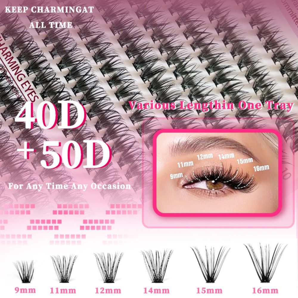 9-16mm Lange Kunstwimpers 3D V - Faux Mink Lash recensie en prijs